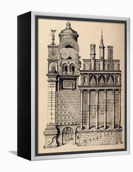 The Temple of Music by Robert Fludd, 1617-null-Framed Premier Image Canvas