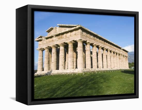 The Temple of Neptune at Paestum-Jim Zuckerman-Framed Premier Image Canvas