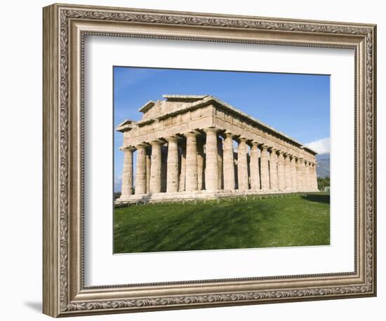 The Temple of Neptune at Paestum-Jim Zuckerman-Framed Photographic Print