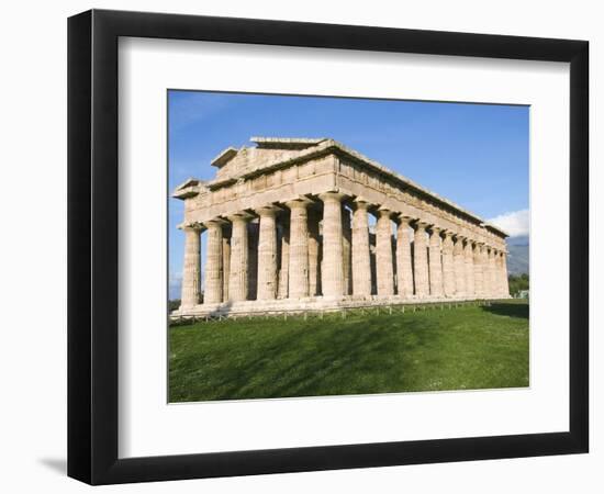 The Temple of Neptune at Paestum-Jim Zuckerman-Framed Photographic Print