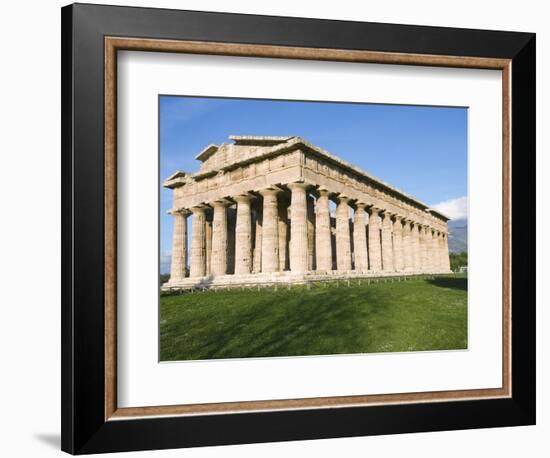 The Temple of Neptune at Paestum-Jim Zuckerman-Framed Photographic Print