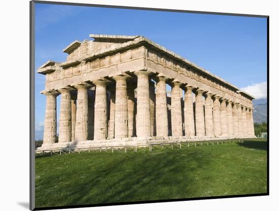 The Temple of Neptune at Paestum-Jim Zuckerman-Mounted Photographic Print