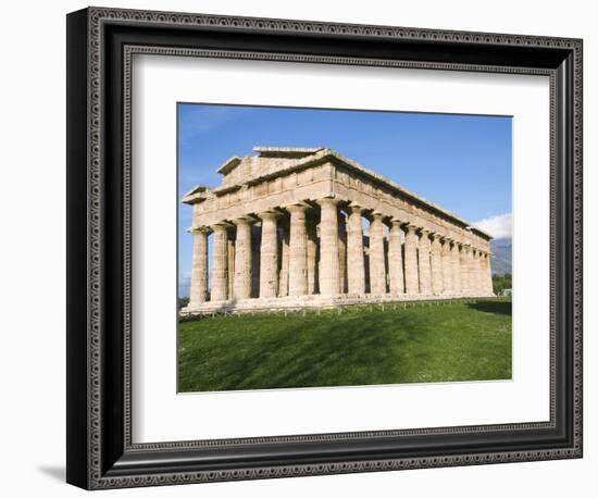 The Temple of Neptune at Paestum-Jim Zuckerman-Framed Photographic Print