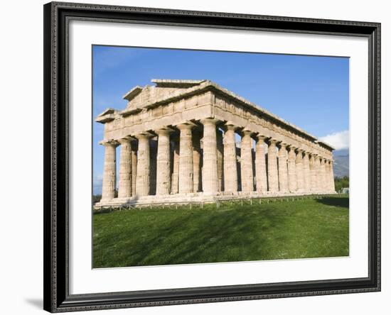 The Temple of Neptune at Paestum-Jim Zuckerman-Framed Photographic Print