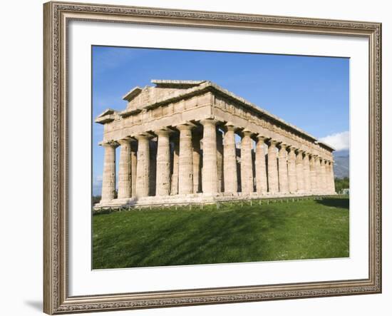 The Temple of Neptune at Paestum-Jim Zuckerman-Framed Photographic Print