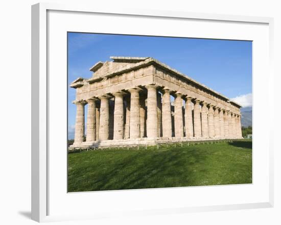 The Temple of Neptune at Paestum-Jim Zuckerman-Framed Photographic Print