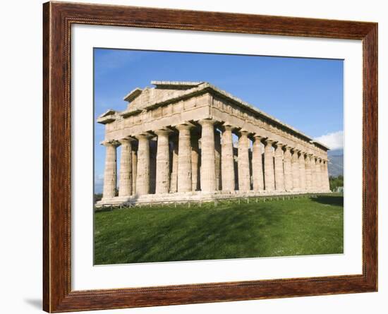 The Temple of Neptune at Paestum-Jim Zuckerman-Framed Photographic Print