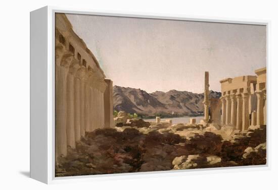 The Temple of Philae, 1868-Frederick Leighton-Framed Premier Image Canvas