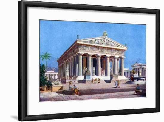 The Temple of Poseidon, Paestum, Italy, 1933-1934-Joseph Buhlmann-Framed Giclee Print