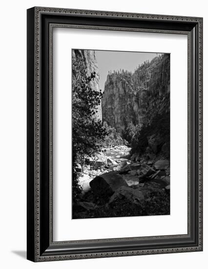 The Temple of Sinawava - Zion National Park - Utah - United States-Philippe Hugonnard-Framed Photographic Print