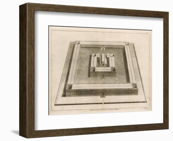 The Temple of Solomon-Dom Augustin Calmet-Framed Art Print