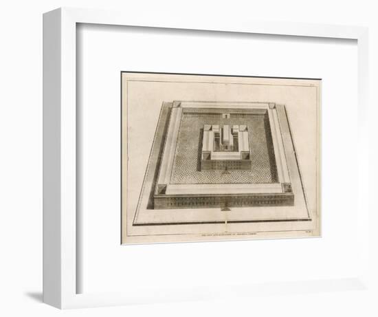 The Temple of Solomon-Dom Augustin Calmet-Framed Art Print