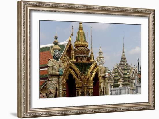 The Temple of the Emerald Buddha, Grand Palace, Bangkok, Thailand, Southeast Asia, Asia-Jean-Pierre De Mann-Framed Photographic Print