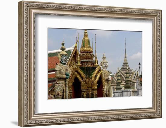 The Temple of the Emerald Buddha, Grand Palace, Bangkok, Thailand, Southeast Asia, Asia-Jean-Pierre De Mann-Framed Photographic Print