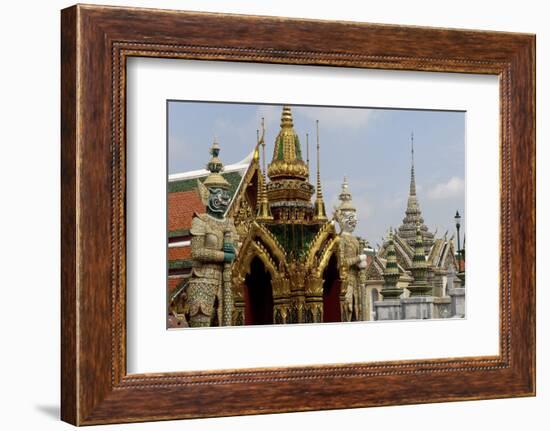 The Temple of the Emerald Buddha, Grand Palace, Bangkok, Thailand, Southeast Asia, Asia-Jean-Pierre De Mann-Framed Photographic Print