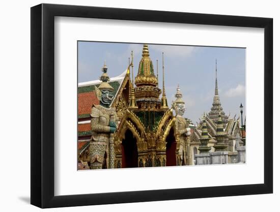 The Temple of the Emerald Buddha, Grand Palace, Bangkok, Thailand, Southeast Asia, Asia-Jean-Pierre De Mann-Framed Photographic Print