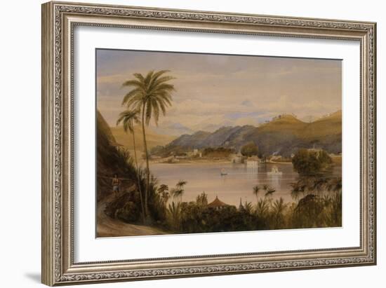 The Temple of the Tooth, Kandy, Ceylon, c.1852-Andrew Nicholl-Framed Giclee Print