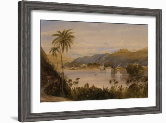 The Temple of the Tooth, Kandy, Ceylon, c.1852-Andrew Nicholl-Framed Giclee Print