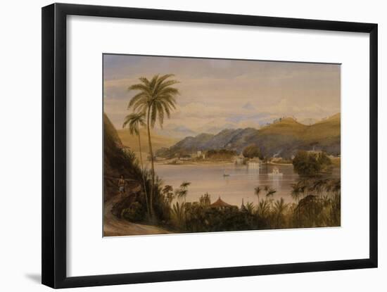 The Temple of the Tooth, Kandy, Ceylon, c.1852-Andrew Nicholl-Framed Giclee Print