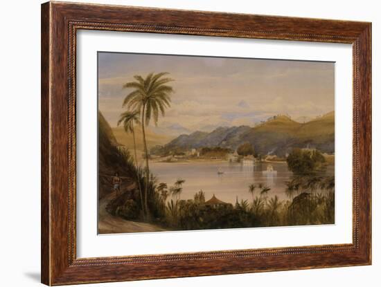 The Temple of the Tooth, Kandy, Ceylon, c.1852-Andrew Nicholl-Framed Giclee Print