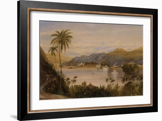 The Temple of the Tooth, Kandy, Ceylon, c.1852-Andrew Nicholl-Framed Giclee Print