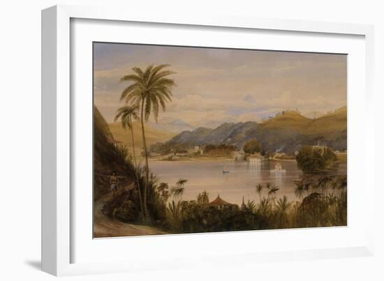 The Temple of the Tooth, Kandy, Ceylon, c.1852-Andrew Nicholl-Framed Giclee Print