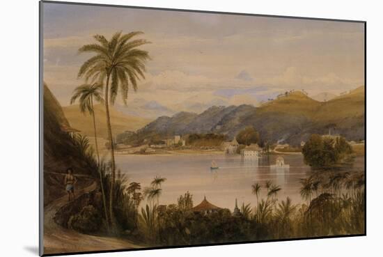 The Temple of the Tooth, Kandy, Ceylon, c.1852-Andrew Nicholl-Mounted Giclee Print