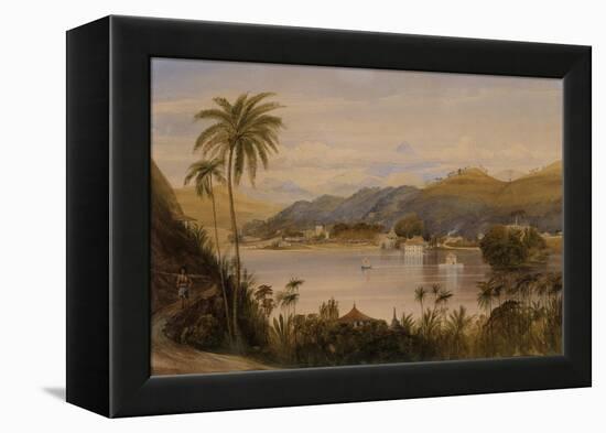 The Temple of the Tooth, Kandy, Ceylon, c.1852-Andrew Nicholl-Framed Premier Image Canvas