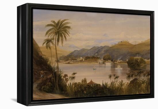 The Temple of the Tooth, Kandy, Ceylon, c.1852-Andrew Nicholl-Framed Premier Image Canvas