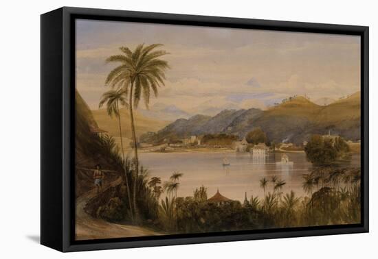 The Temple of the Tooth, Kandy, Ceylon, c.1852-Andrew Nicholl-Framed Premier Image Canvas