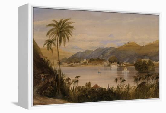 The Temple of the Tooth, Kandy, Ceylon, c.1852-Andrew Nicholl-Framed Premier Image Canvas