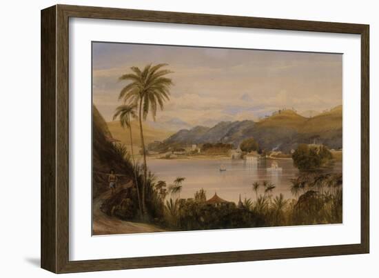 The Temple of the Tooth, Kandy, Ceylon, c.1852-Andrew Nicholl-Framed Premium Giclee Print