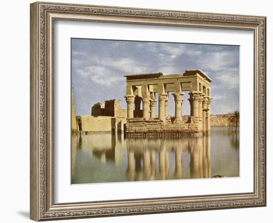 The Temple of Trajan, on the Island of Philae, Egypt-English Photographer-Framed Giclee Print