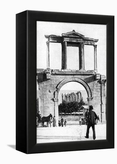The Temple of Zeus, Olympia, Greece, 1922-null-Framed Premier Image Canvas