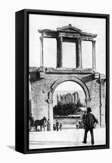 The Temple of Zeus, Olympia, Greece, 1922-null-Framed Premier Image Canvas