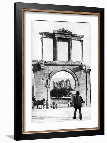 The Temple of Zeus, Olympia, Greece, 1922-null-Framed Giclee Print