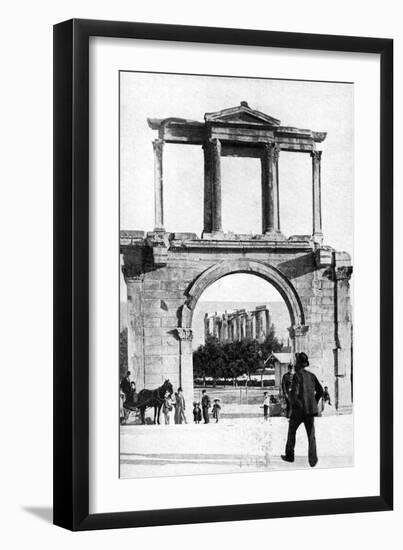 The Temple of Zeus, Olympia, Greece, 1922-null-Framed Giclee Print