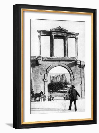 The Temple of Zeus, Olympia, Greece, 1922-null-Framed Giclee Print