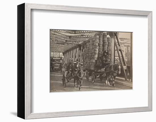 'The Temporary Bridge', c1925, (1935)-Unknown-Framed Photographic Print