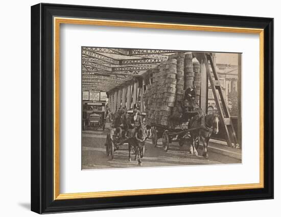 'The Temporary Bridge', c1925, (1935)-Unknown-Framed Photographic Print