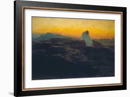 The Temptation in the Wilderness, 1898-Briton Riviere-Framed Giclee Print