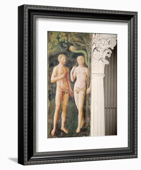 The Temptation of Adam and Eve, C.1423-25-Tommaso Masolino Da Panicale-Framed Giclee Print