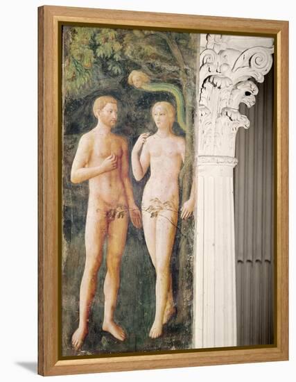 The Temptation of Adam and Eve, C.1423-25-Tommaso Masolino Da Panicale-Framed Premier Image Canvas