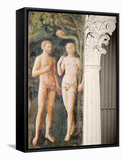 The Temptation of Adam and Eve, C.1423-25-Tommaso Masolino Da Panicale-Framed Premier Image Canvas