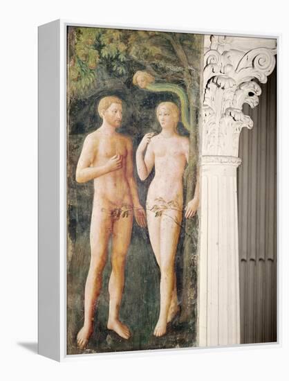 The Temptation of Adam and Eve, C.1423-25-Tommaso Masolino Da Panicale-Framed Premier Image Canvas