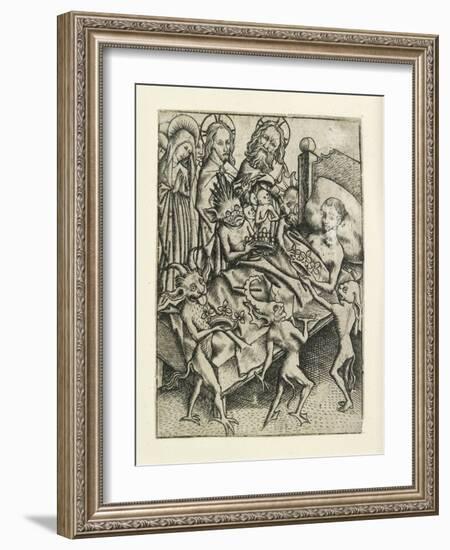 The Temptation of Avarice-null-Framed Giclee Print