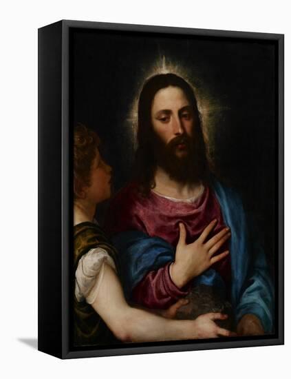 The Temptation of Christ, C.1516-25-Titian (Tiziano Vecelli)-Framed Premier Image Canvas