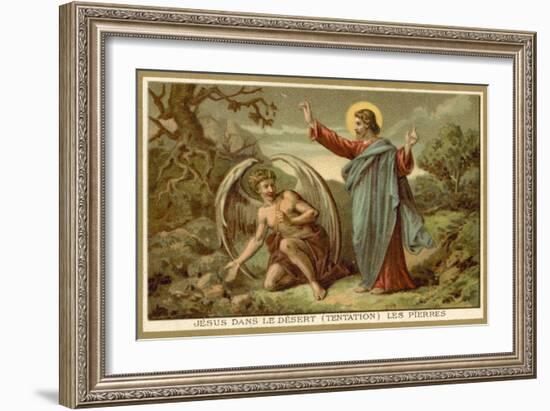 The Temptation of Christ-null-Framed Giclee Print