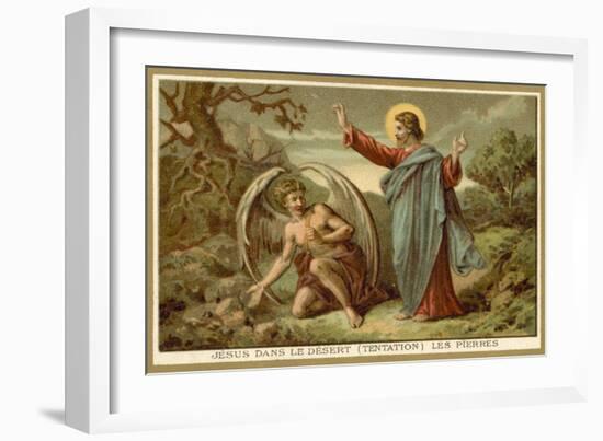 The Temptation of Christ-null-Framed Giclee Print