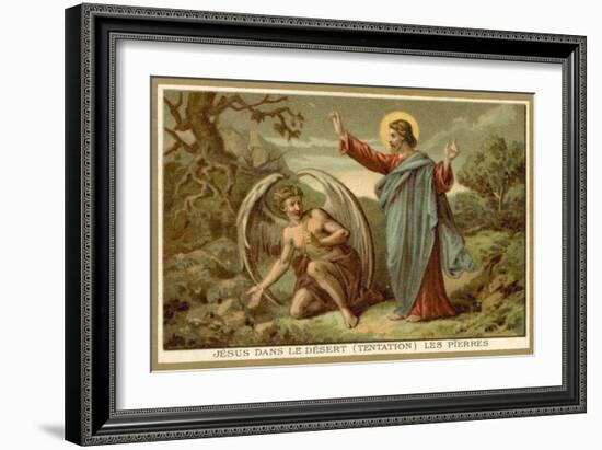 The Temptation of Christ-null-Framed Giclee Print